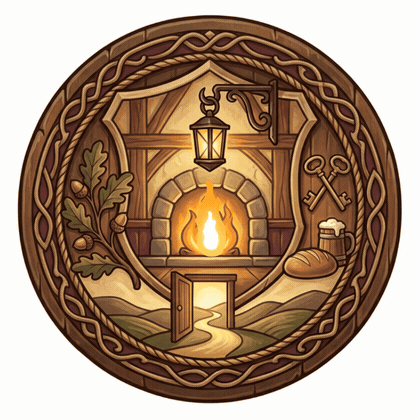 Animated Hearthwardens fireplace crest